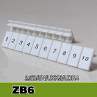 ZB6 UK2.5B UK5N Din Rail Terminal Blocks Maker Strips مع رقم مطبوع