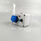 مضخة قياس التدفق التمعجية القابلة للتعديل لمضخة قياس الجرعات لتحليل مياه مختبر الحوض