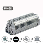 UK5N UK Series DIN Rail Screw Clamp Blocks 0.2-4mm² 800V 41A