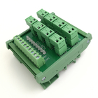 8 طرق PLC I / O Module Wiring Distribution Splitter Terminal Blocks Breakout Board