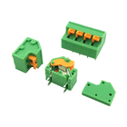 5.08mm 0.2” Pitch Screwless Spring Clamp PCB Terminal Blocks Jointable Green