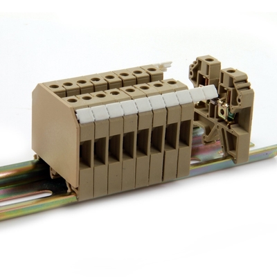 SAK-2.5EN / JXB-2.5 / 35 DIN السكك الحديدية المسمار المشبك كتل محطات 800V 24A