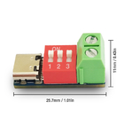 USB-C Power Delivery Trigger Boost Module PD QC Decoy Board USB Type-c إلى شاحن سريع 12 فولت