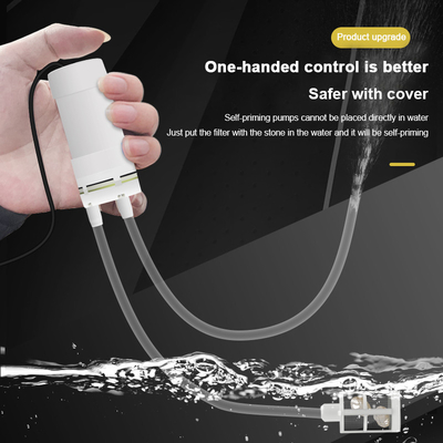 نظام سقي مضخة مياه كهربائية ذاتية الفتح USB ، مضخة سقي خزان للأسماك بالرش ، تيار مستمر 5 فولت
