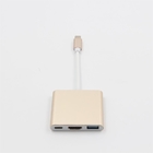 Type-C 3.1 إلى USB 3.0 HDMI Type C Female Charger Adapter 3 in 1 Charging Port Hub