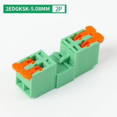 5.08mm Pitch PCB بلاكات محطة قابلة للشحن رافعة ضغط سريع Crimp Docking Socket Plug