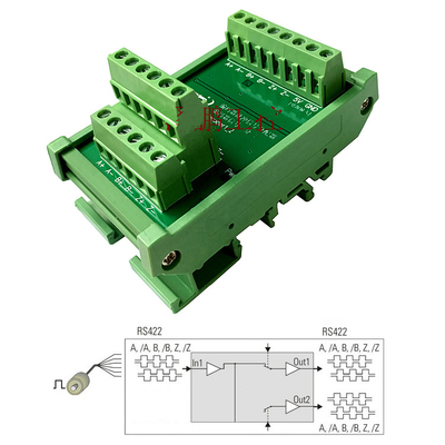 1 في 2 الخارجي Servo Encoder إشارات النبض موزع محور 5 فولت TTL / RS422 خروج إشارة التفاضل