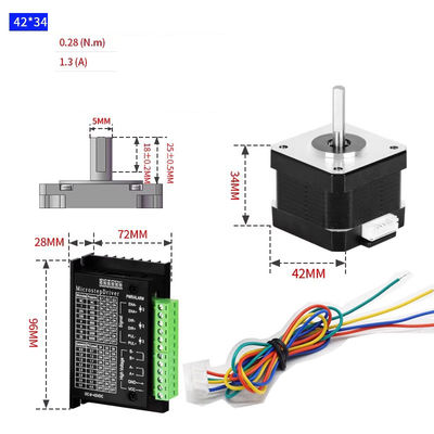 ماكينة محرك خطوة من طراز Nema 17 42mm TB6600 لطباعة ثلاثية الأبعاد وآلات CNC