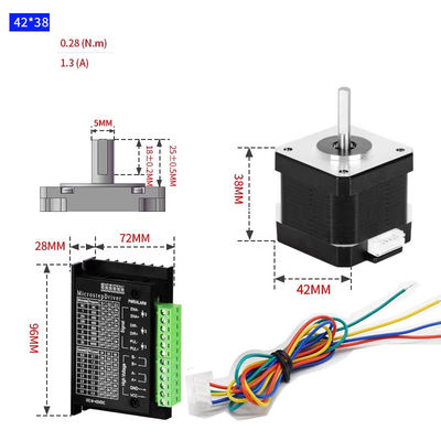 ماكينة محرك خطوة من طراز Nema 17 42mm TB6600 لطباعة ثلاثية الأبعاد وآلات CNC