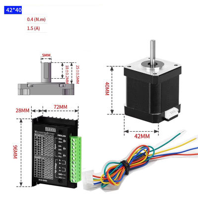 ماكينة محرك خطوة من طراز Nema 17 42mm TB6600 لطباعة ثلاثية الأبعاد وآلات CNC