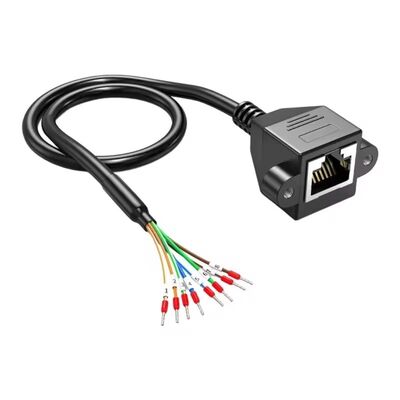 الشبكة RJ45 8P8C رابط إلى 8 محطات محطات الحديد الكابل 150 سم للاتصالات RS 232 485