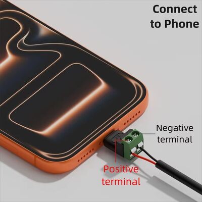 نوع C الذكور إلى 2Pin 5V محطات المسمار الأخضر محول USB لمكونات الهاتف المحمول وشحن الكمبيوتر