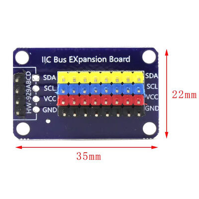 وحدات مركز IIC القسمة I2C محور محول 8-Way الكترونية كتلة البناء لوحة التوسع