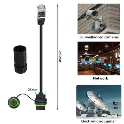 ستارلينك جين 3 ميني إيثرنث مكيّف 25CM عازل المياه كابل تمديد ربط RJ45