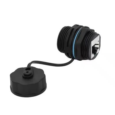 IP68 مقاوم للماء RJ45 رابط الشبكة المحمي الدائري Cat6A RJ45 ربط المقابس