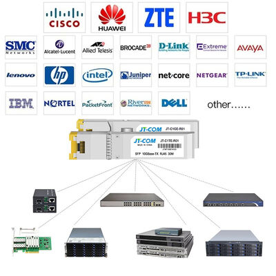 1.25G SFP إلى RJ45 وحدة، 1000Base-T النحاس SFP جهاز استقبال الايثنر لسيسكو، ميراكي هواوي، ميكروتيك التبديل