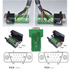 DB15 D Sub 15 Pin VGA (3 + 9) موصلات أنثى ثلاثية الصفوف لمحول كتل المحطة الطرفية