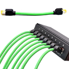 Flexible Drag Chain Cable M12 to RJ45 Plug Connector Ethernet Network Cable Cat6 Wiring Harness Turnkey