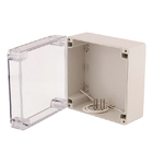 صندوق تقاطع بلاستيكي 160 * 160 * 90 ملم حاوية توزيع كهربائية غطاء شفاف مقاوم للماء