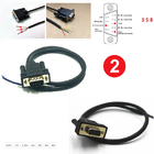 DB9 Female Connector RS232 Serial RXD TXD GND Port to 3-pin Terminals Exapansion Cable