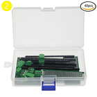 Dual Side Prototype PCB Board Kit 5.0mm Screw Terminal blocks 2.54mm Pin header Strip 40pcs
